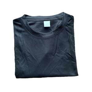 Men’s Black Long Sleeve Quick Dry Athletic Shirt Size L